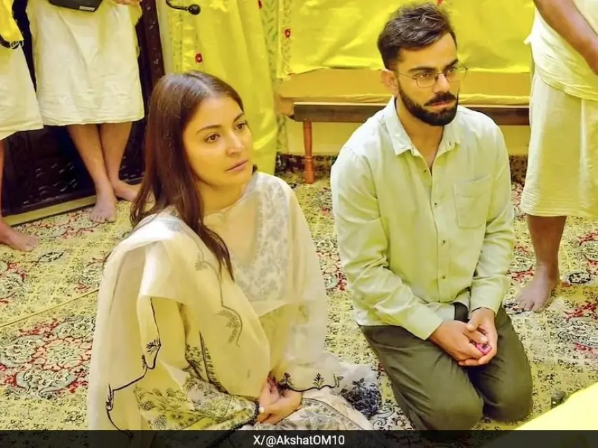 With Anushka Sharma Beside Him, Virat Kohli's First Act After Test Retirement Is A Spiritual One