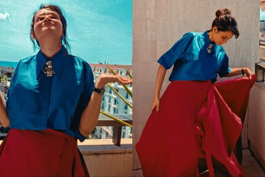 Ahead Of The Opening Ceremony, Payal Kapadia Makes First Appearance In A Handwoven Silk Ensemble