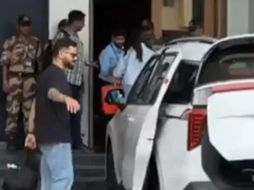 Virat Kohli Leaves For Bengaluru As RCB Aim To End 18 Years Of Hurt, Wife Anushka Sharma Next To Him: Viral Video