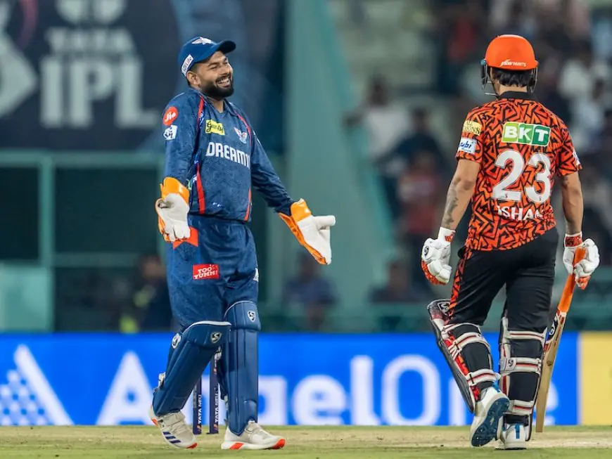 Rishabh Pant In Animated Chat With Umpire Over DRS Drama During LSG vs SRH Match. This Happens Next