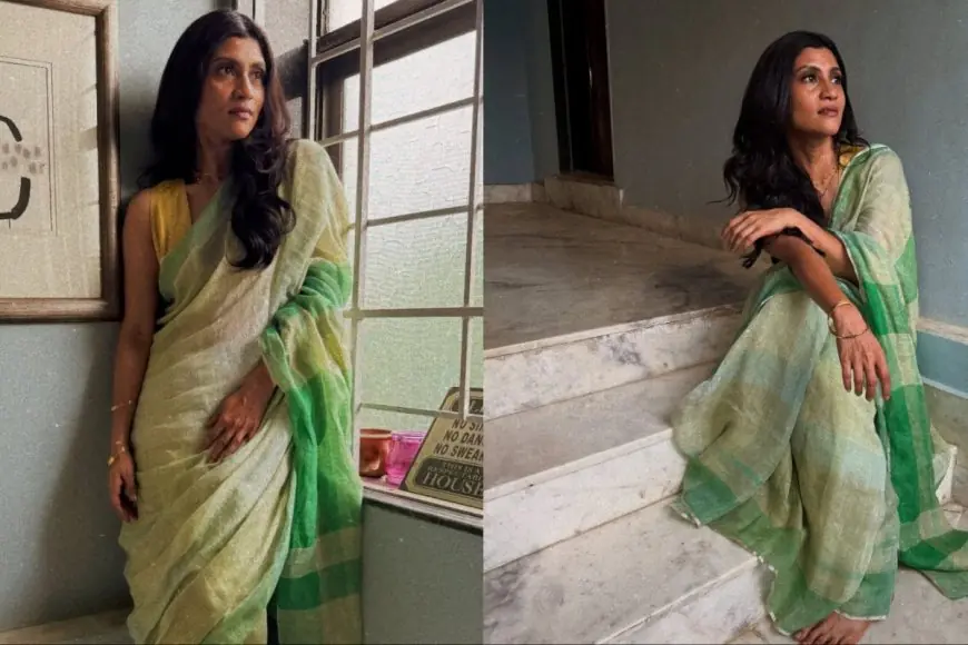 Konkona Sen Sharma Makes A Strong Case For Pastel Sarees This Summer