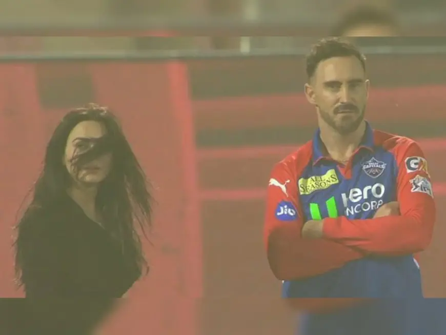 Faf Du Plessis Reacts To Stunning Request After Pic With Preity Zinta Goes Viral: "Make It..."