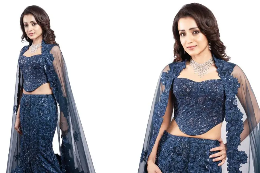 Trisha Krishnan Dazzles in Midnight Elegance
