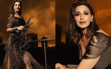 Sonali Bendre’s Fringe Dress And Bronzed Glam Look Is A Major Fashion Serve