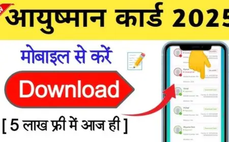 How to Download Ayushman Card Online 2025 Step By Step Process