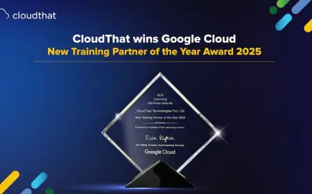 CloudThat Wins Google Cloud New Training Partner of the Year Award 2025