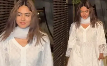 Mrunal Thakur’s Elegant Chikankari Look Is Everything Your Summer Wardrobe Needs