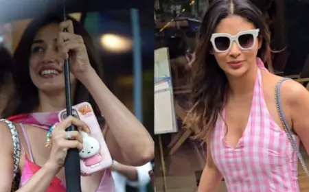 Disha Patani And Mouni Roy’s Coordinated Pink Dresses Set New BFF Fashion Goals
