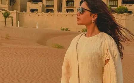 Samantha Ruth Prabhu’s Airy Beige Dress Is The Epitome Of Quiet Luxury