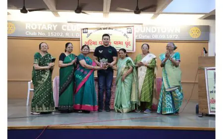 Greenman Viral Desai addresses senior women, emphasises environmental conservation, sustainable living