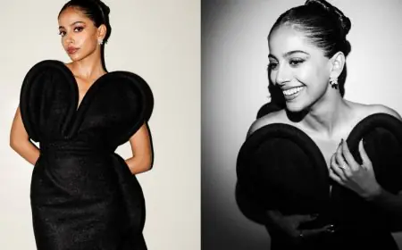 Banita Sandhu Marks Her Birthday In A Show-Stopping Bold Black Couture Dress