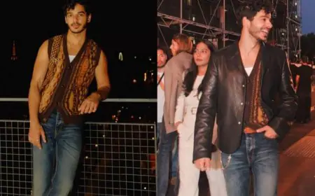 Ishaan Khatter Aces Front Row Fashion In A Relaxed Glam Look At Louis Vuitton SS26 Show