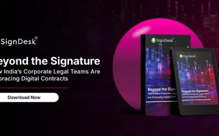 Digital Contract Readiness Lags Across Indian Enterprises: SignDesk Report Urges Immediate Action from Corporate Legal Teams