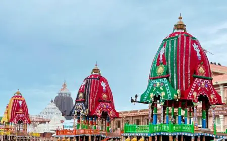 Rath Yatra 2025: Devotees Throng Puri for Grand Chariot Festival, See Pics