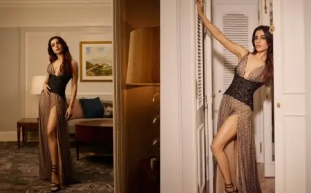 Samantha Ruth Prabhu Stuns In Plunging Black Gown at GQ Power List 2025