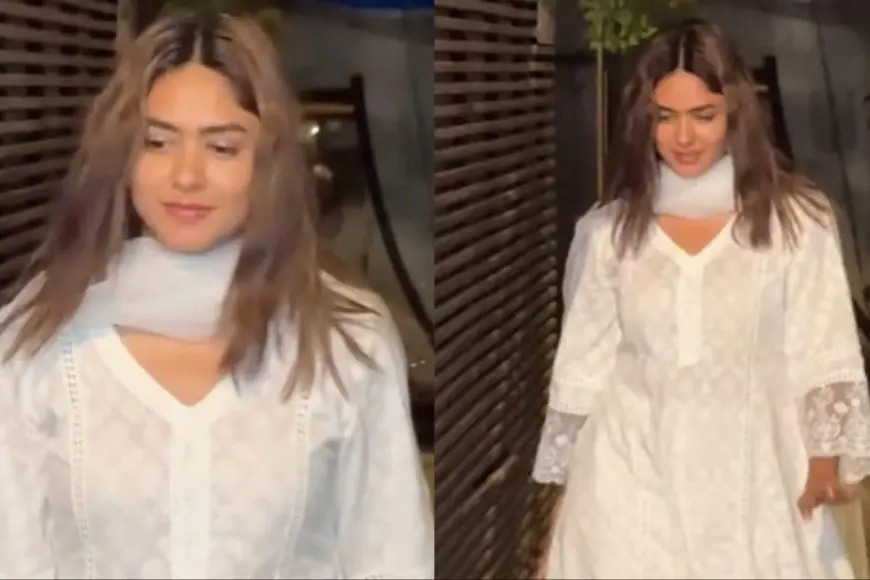 Mrunal Thakur’s Elegant Chikankari Look Is Everything Your Summer Wardrobe Needs