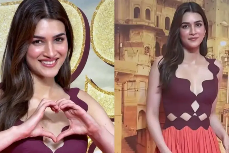 Kriti Sanon Flaunts A Dress From Sister Nupur Sanon’s Label At Raanjhanaa Event