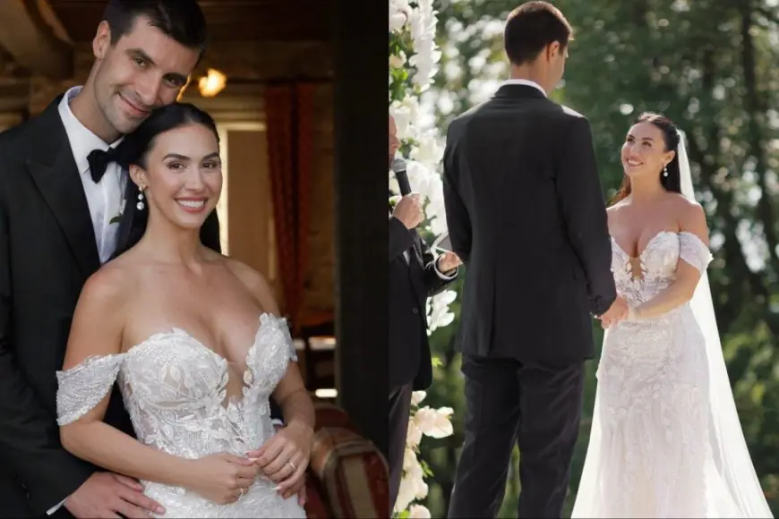 Lauren Gottlieb’s Tuscan Wedding Look Was The Epitome Of Romantic Elegance