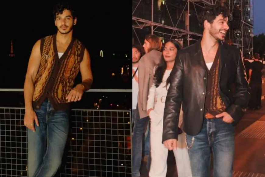 Ishaan Khatter Aces Front Row Fashion In A Relaxed Glam Look At Louis Vuitton SS26 Show