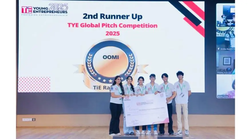 TiE Rajasthan Makes History at TYE Global 2024: Team OOMI Wins $1500 and Becomes Only Indian Team in Global Top 3