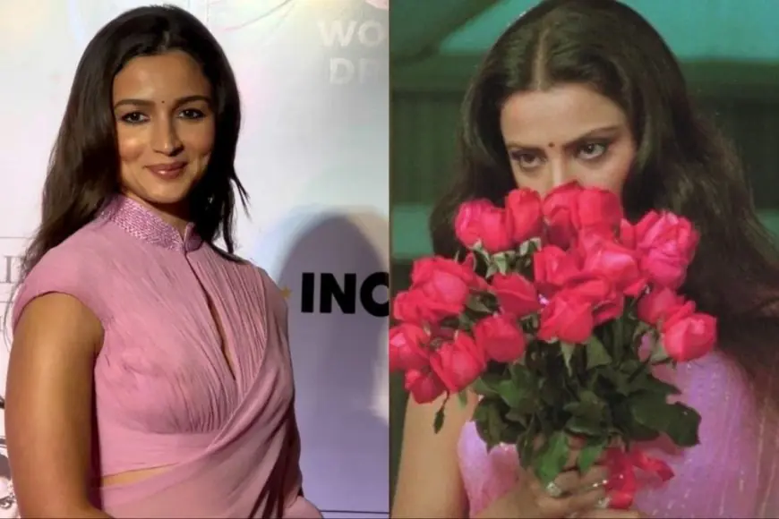 Alia Bhatt Pays Ode To Rekha In A Tarun Tahiliani Saree At Umrao Jaan Screening