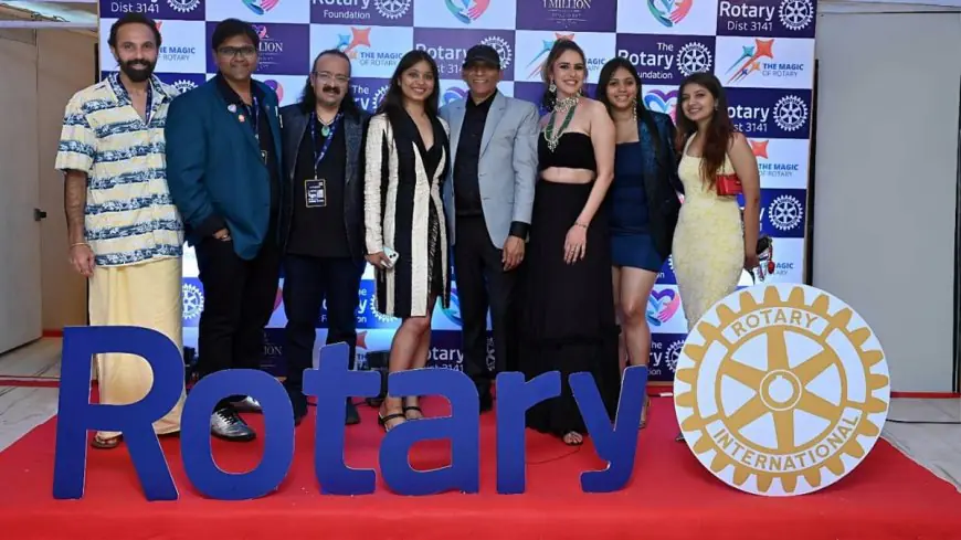 Rotary International District 3141, Mumbai, celebrates 1-Million-Dollar Fundraising Goal with Star-Studded Style Night Fashion Show Featuring Kochi’s Designing Sensation Hari Anand