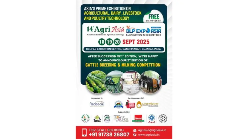 AgriAsia2025 – India’s Largest AgriTech, Livestock & Poultry Expo Returns Bigger Than Ever!