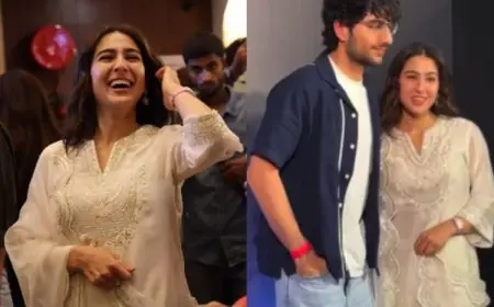 Sara Ali Khan’s Rs 22K Chanderi Salwar Kurta Look Redefines Red Carpet Ethnicwear