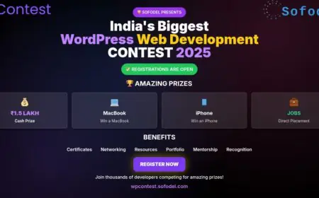 India’s Biggest WordPress Contest 2025 Is Launched: Win ₹1.5 Lakh Cash, MacBook, iPhone and Job Offers!