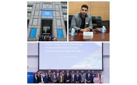 Ramneek Sharma, Division Secretary of Uttar Railway Mazdoor Union (URMU), Visits UN University in Japan and Meets ILO Director