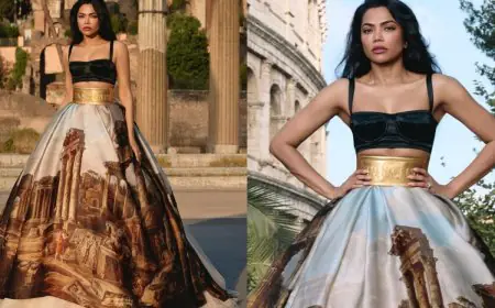Mona Patel Stuns In Velvet And Tulle At Dolce & Gabbana’s Alta Moda Show