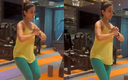 Rakul Preet Singh Takes Her Training Up A Notch With Aqua Ball Workouts