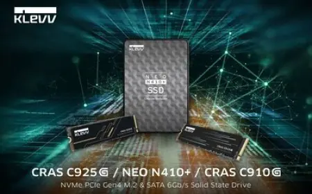 KLEVV LAUNCHES ENHANCED SSD LINEUP: CRAS C925G, CRAS C910G NVME SSDS, AND NEO N410+ SATA SSD