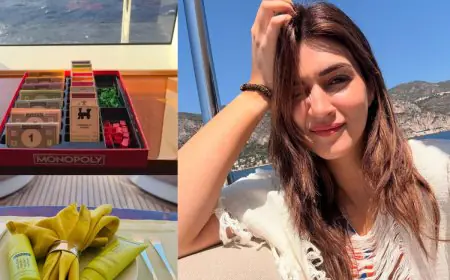 Kriti Sanon’s Yacht Diaries Are All About Glow, Game Nights, And Ocean Breezes