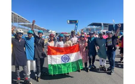 India’s The Skate Academy Makes Historic Debut at 24H Rollers Le Mans, finishing impressively in the Top 15