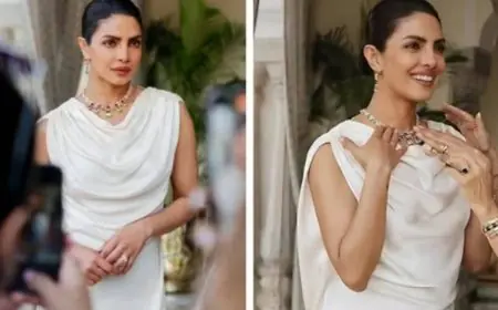 Priyanka Chopra Channels Timeless Elegance in Ivory Gown for Bvlgari’s Latest Campaign