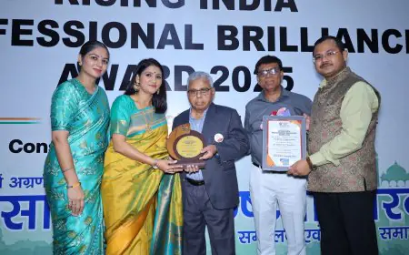 Dr. Sailen Kumar Chaudhuri Receives Professional Brilliance Award at Constitution Club of India
