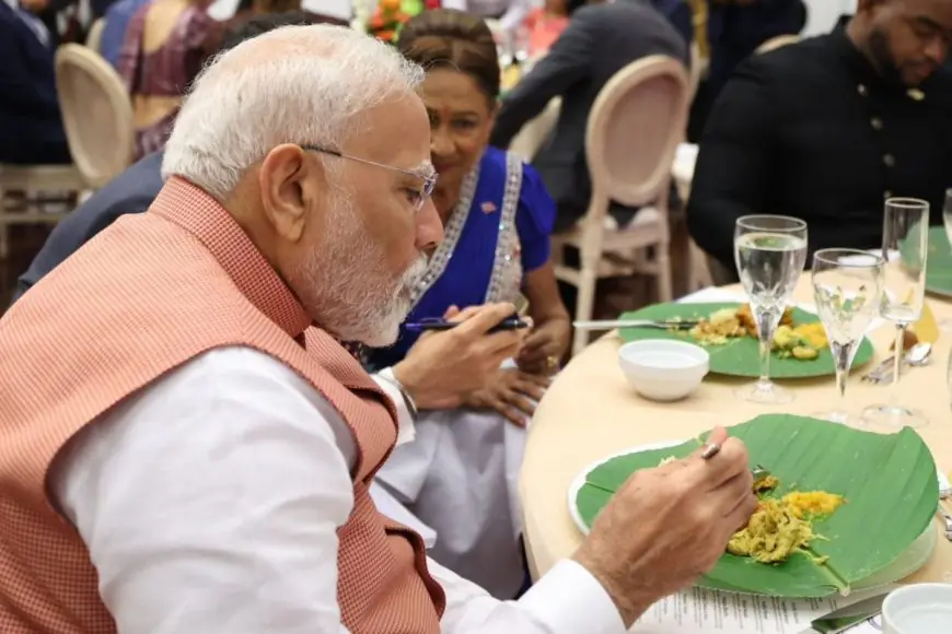 PM Modi Served Food On 'Sohari Leaf' In Trinidad. India Link And Health Benefits Explained