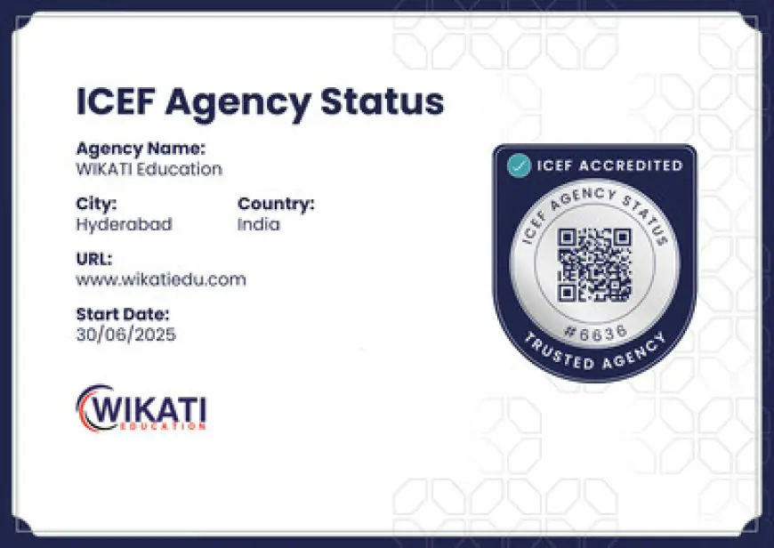 WIKATI Accredited with ICEF Agency Status