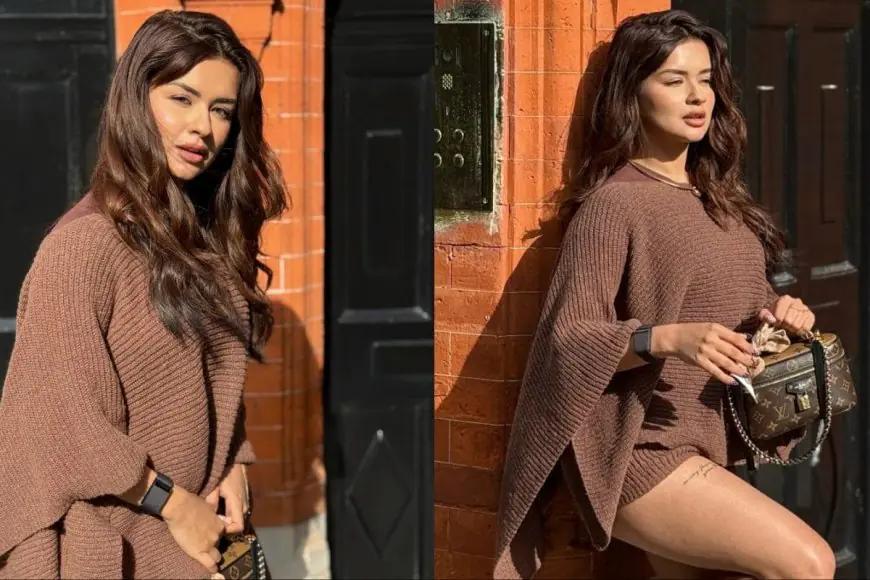 Avneet Kaur Nails The Monotone Trend In Head-To-Toe Brown On The Streets Of London