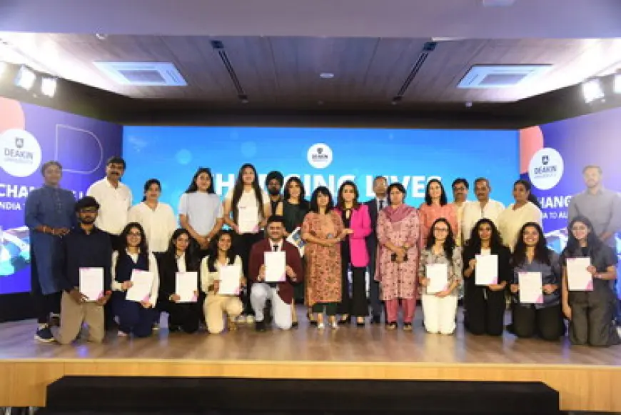 Future Leaders Chosen: Deakin University awards prestigious Vice Chancellor's Meritorious 100% Scholarships worth INR 60 million to 10 Indian students