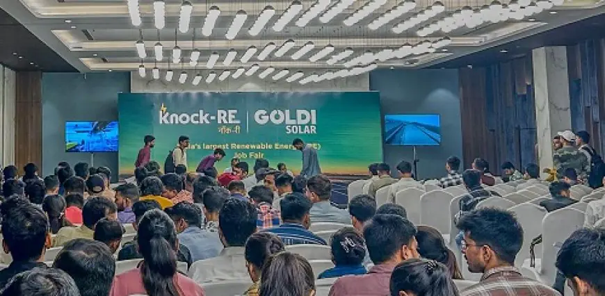 Goldi Solar Empowers Youth in Renewable Sector with India's Largest Renewable Energy Job Fair - 'Knock-RE 2025'