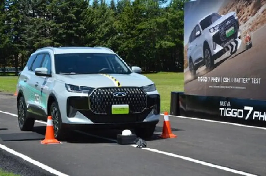 30 km/h Direct Impact Against 242 mm-high Obstacle: TIGGO7 CSH Passes Mexico Battery Scrape Test Without Critical Damage