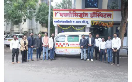 Healing Pharma Donates Ambulance to Pune’s Bhakti Siddhant Hospital Taking A Step Towards Saving Lives