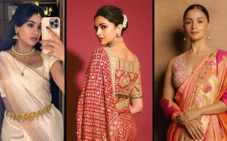 Deepika Padukone To Janhvi Kapoor: When Bollywood Stars Championed Handloom Sarees
