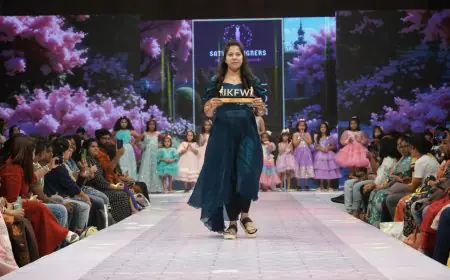 Satya Designers new kidswear line blends tradition and trend, taking center stage at India Kids Fashion Week in Hyderabad