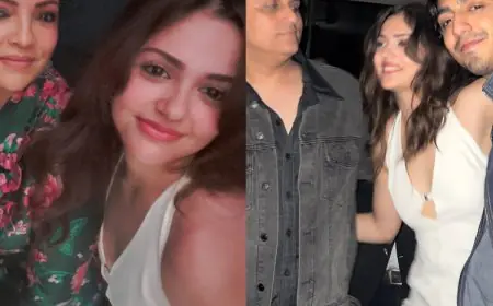 Aneet Padda’s White Midi Dress Moment Steals The Show At Saiyaara's Success Party