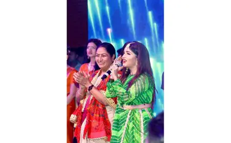 Shibani Kashyap Performs ‘Jashn-e-Nari’ at Teej Mahotsav with Delhi CM Rekha Gupta, Celebrating Women