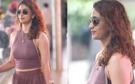 Keerthy Suresh Serves Comfort, Class, And Celebrity Travel Glamour All At Once