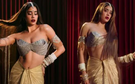 Janhvi Kapoor In Masaba Gupta’s Silver And Satin Look Is A Bride Who Breaks The Rules